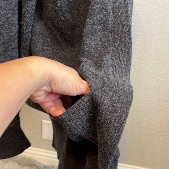 R Label wool and cashmere open front cardigan size M - Picture 2 of 5